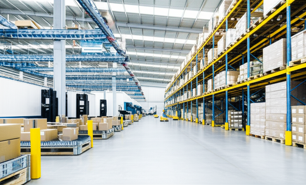 Modern logistics warehouse